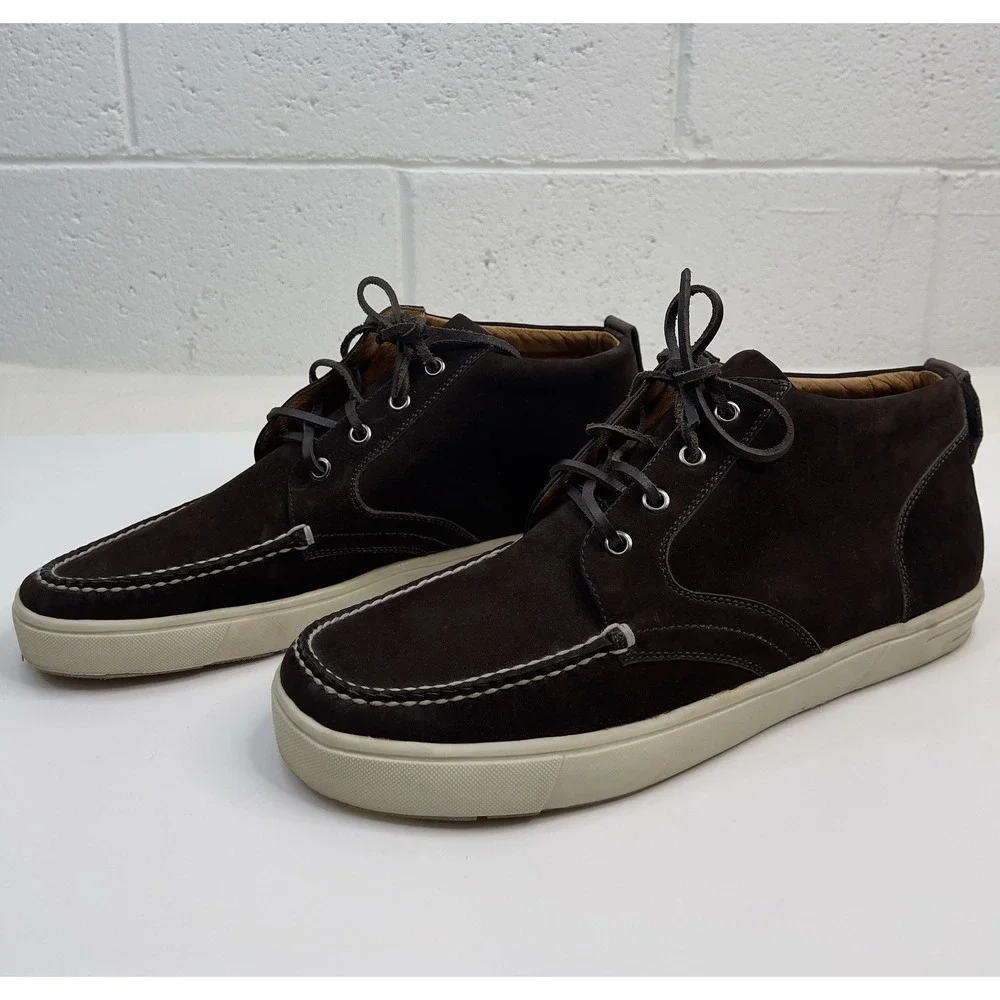 Peter Millar Brown Midtown Chukka Nubuck Sneaker Size‎ 10.5 M